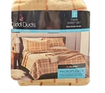 Nwt Cuddl Duds Cozy Layers Microfleece Polartec Twin Sheet Set Red Khaki Plaid. Fixed Price $21.99.