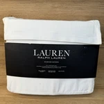 Ralph Lauren California King Dunham Sateen Sheet Set White 100% Cotton 300 Tc. Fixed Price $100.00.