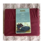 Jubilee Soft Percale Twin Fitted Sheet Burgundy Solid Cotton Blend 180 Tc. Fixed Price $40.84.
