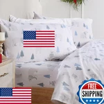Market & Place 100% Turkish Cotton Flannel Sheet Set 4 Piece Deep Pocket Novel. Fixed Price $79.15.