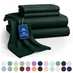 4 Piece Bed Set Microfiber Hotel Luxury Ultra Soft Deep Pocket. Fixed Price $19.99.