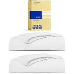 Thread Spread 100% Cotton Queen Fitted Sheet Pack Of 2-600 Series Bliss Colle.... Fixed Price $70.67.