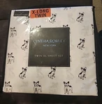 Cynthia Rowley Twin Xl Sheet Set Bulldog Frenchie Dorm Microfiber New. Fixed Price $29.00.