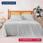 Amazon Basics Cooling Sheets, 4 Piece 100% Recycled Polyester Bed Set For. Fixed Price $90.41.
