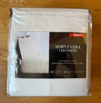 Simply Vera Wang Egyptian Cotton Sheet Set 800 Tc 4 Pc Queen Whisper White - New. Fixed Price $135.99.