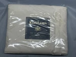 New Ralph Lauren The Polo Sheet Full Size Flat Cream Bone Solid 250 Ct. Fixed Price $54.00.