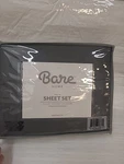 Bare Premium Microfiber Sheet Set Full Xl Grey. Fixed Price $29.00.