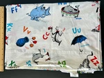 Pottery Barn Kids Dr Seuss Abc Full Size Flat Sheet 100% Cotton Retired. Fixed Price $24.50.