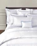 Ralph Lauren Queen Flat Sheet Organic Cotton Sateen Handkerchief Embr Blue Hycnt. Fixed Price $69.99.