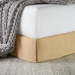 100% French Linen Bed Valance Wrap, Custom Made, Single -double Queen -king. Fixed Price $99.87.
