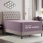 Empyrean Queen Fitted Sheet 18 24" Deep Pocket Dusty Purple Microfiber. Fixed Price $19.99.