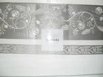 Natori Madame Ning Grey Embroidered Queen Flat Sheet. Fixed Price $109.00.