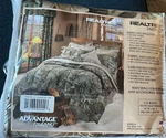 Realtree Advantage Indoors Camo King Sheet Set Kimlor Fits 72"W X 84"L Nip. Fixed Price $44.10.