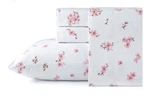 Pointehaven Queen White/pink FLOWER180GSM Brush Cotton Flannel Sheet Set Sakura. Fixed Price $69.99.