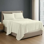 Non Sticky Cotton Premium 4 Piece Egyptian Fitted Queen Sheet Set, Hot.... Fixed Price $58.17.