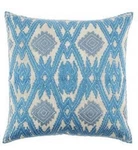 John Robshaw Textiles 100% Linen Ikat Woven Blue X19 Pillow Cover No Insert. Fixed Price $40.00.