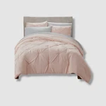 Serta Pink Simply Clean 5-PIECE Blush Pleated Bed Bag Twin/twin Xl. Fixed Price $39.28.
