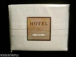 Hotel Pc Queen Set Bedding Cotton Sateen Ivory Color 400 Tc Nip. Fixed Price $52.91.