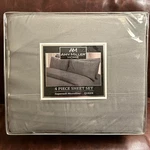 New Amy Miller Home Queen 4 Piece Sheet Set Flint Gray Supersoft Microfiber. Fixed Price $25.00.