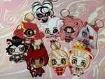 Made To Order - Hazbin Hotel Flats Set 01. Fixed Price $22.00.