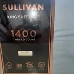 Aq Textile Sullivan Extra Deep Pocket 1400 Tc Pc. Sheet Set, King, Blue. Fixed Price $94.88.