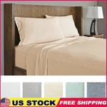 Ultra Soft Cotton Modal Jersey Knit Sheet Set Cozy Durable Bedding New. Fixed Price $27.76.