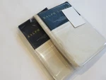 2 Ralph Lauren Jamesport Dune Lane Haluna Bay Island Stripe King Shams Tan Cream. Fixed Price $85.95.