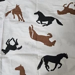 Hatley Twin Sheet Set 3PC Horses Print 100% Cotton Flat Fitted Pillowcase Equine. Fixed Price $42.99.