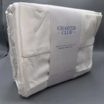 Charter Club Sleep Luxe 800 Thread Count Queen Sheet Set White. Fixed Price $105.00.