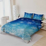 3D Christmas Snowflake Quilt Cover Bedding Sets Pillowcases 240. Fixed Price $79.03.