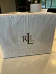 Ralph Lauren King Flat Sheet Odeon Flower Jacquard Cream. Fixed Price $125.00.