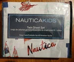 Nautica Sketchy Ships Cotton-rich Kids Sheet Set. Fixed Price $24.99.