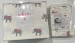 Martha Stewart Whim Flinel Sheet Set 6-PIECE Queen Size White New, 100% Cotton. Fixed Price $80.99.