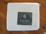 Ralph Lauren Green Twin Flat Sheet.nip. 100% Cotton.. Fixed Price $49.95.
