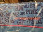New Rare Victoria's Secret -pink Me Twin Sheet Set Blue Jersey Cotton Dorm. Fixed Price $199.99.