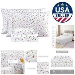 Elegant Pink Floral Queen Sheet Set 15-INCH Deep Pocket Non-slip Design. Fixed Price $34.79.