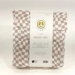 Live. Love. Snuggle. Queen 4 Piece Bed Sheet Set Brown And Beige New. Fixed Price $38.49.