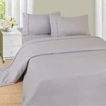 Lavish Home Series 1200 Brushed Microfiber 4 Piece Sheet Set, Silver, King. Fixed Price $28.88.