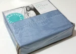Martha Stewart Blue Twin 100% Cotton Sateen Sheet Set 300 Tc 18" Deep $82. Fixed Price $49.95.