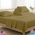 Non Sticky Cotton 4 Piece Top Split King Sheets Sets For Adjustable Bed 100. Fixed Price $122.30.
