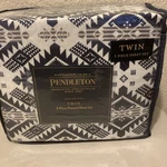 Pendleton Twin Flannel Sheet Set 100% Cotton Westward Journeymulti New. Fixed Price $75.00.