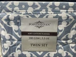 Pointehaven 180 Gsm Brushed Cotton Fashion Printed Flannel Twin Size Sheet Set. Fixed Price $35.00.