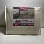 Better Homes And Gardens Full Size 100% Egyptian Cotton Sheet Set 400 Thread. Fixed Price $27.89.
