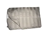 Wamsutta Damask Satin Stripe Gray Sateen (1) King/california Flat Sheet. Fixed Price $42.40.