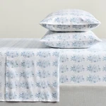 Pottery Barn Micha Blue Floral Pillowcases Sheet Set Cotton California King Nwt. Fixed Price $157.77.