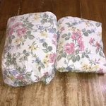 Vtg Westpoint Stevens Chintz Rose Jubilee Flannel Sheets Usa Deep Pocket Full Sz. Fixed Price $29.99.