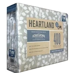 Brand New Leaf Pattern Heartland 400 Tc 100% Cotton Sateen-weave Twin Sheet Set. Fixed Price $59.97.