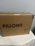 Bafode Hotel Quality Goose Down Feather Pillows King Set Of 2. Fixed Price $50.00.