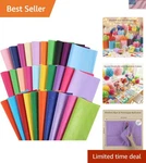 Versatile 150 Sheets Tissue Paper Set - 30 Colors 14X20 Inch For Gifts & Crafts. Fixed Price $15.99.
