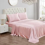 Juicy Couture King Size Satin Bed Sheet Set, Deep Pocket Silky. Fixed Price $53.99.